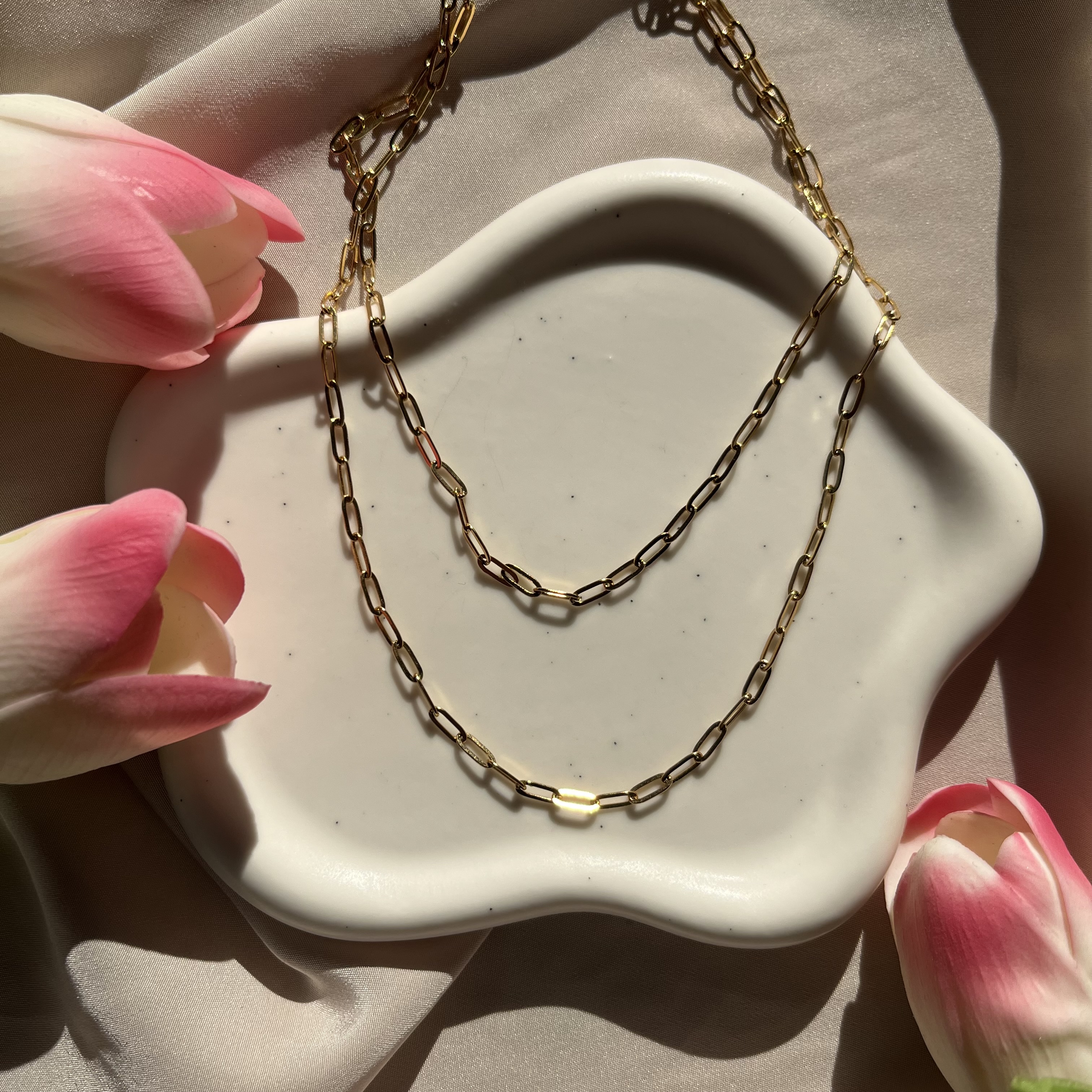 Double Chain - zlatá 