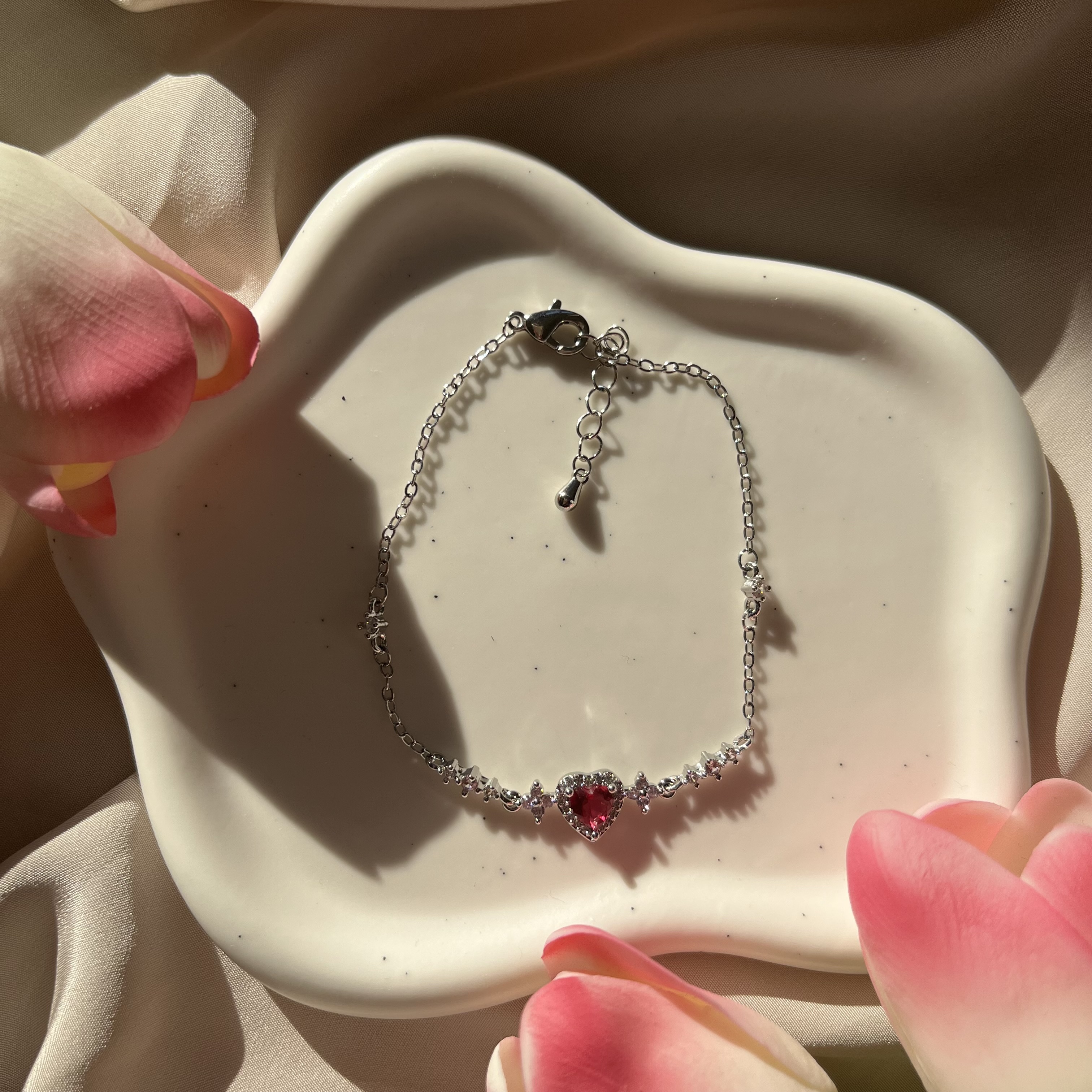 Silver Heart náramek