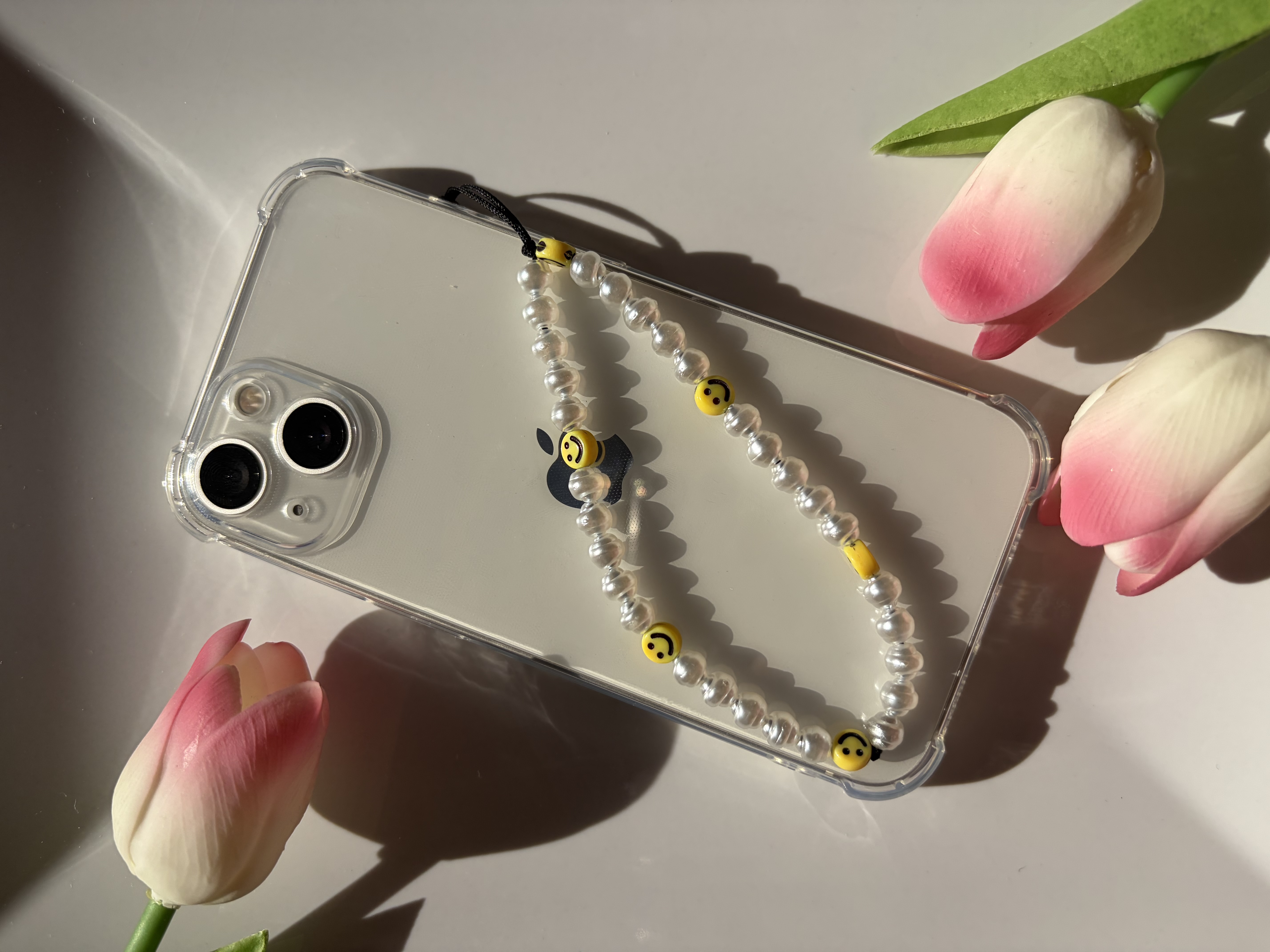 Phone charm smile