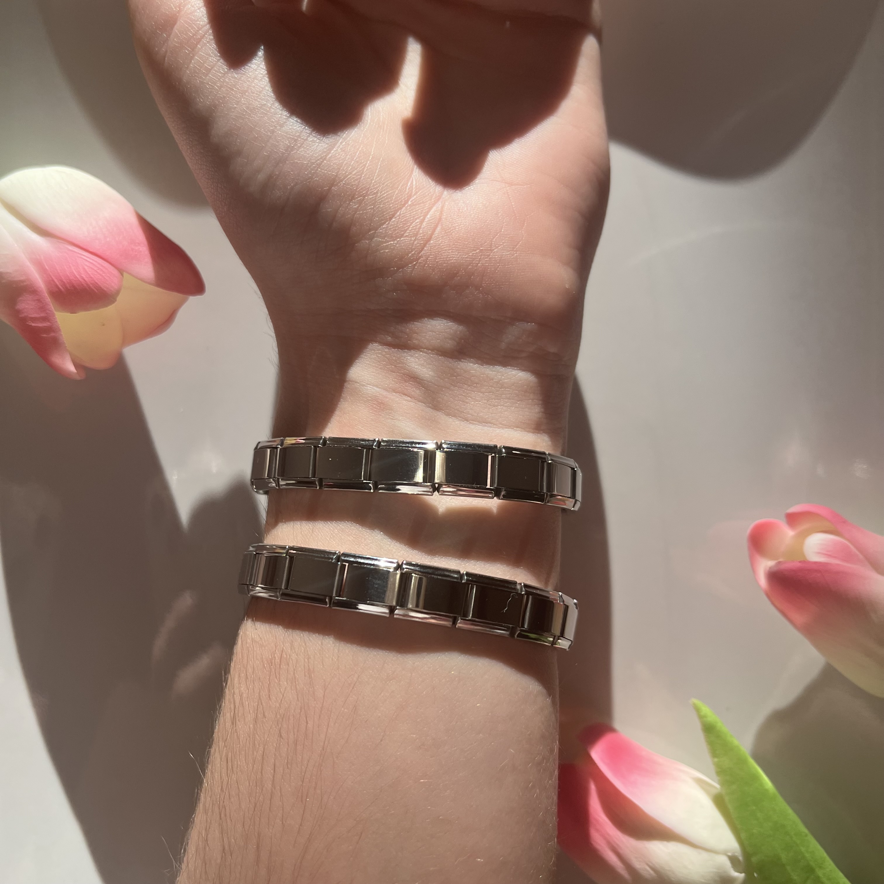 Italien Charm Bracelet - Stříbrná