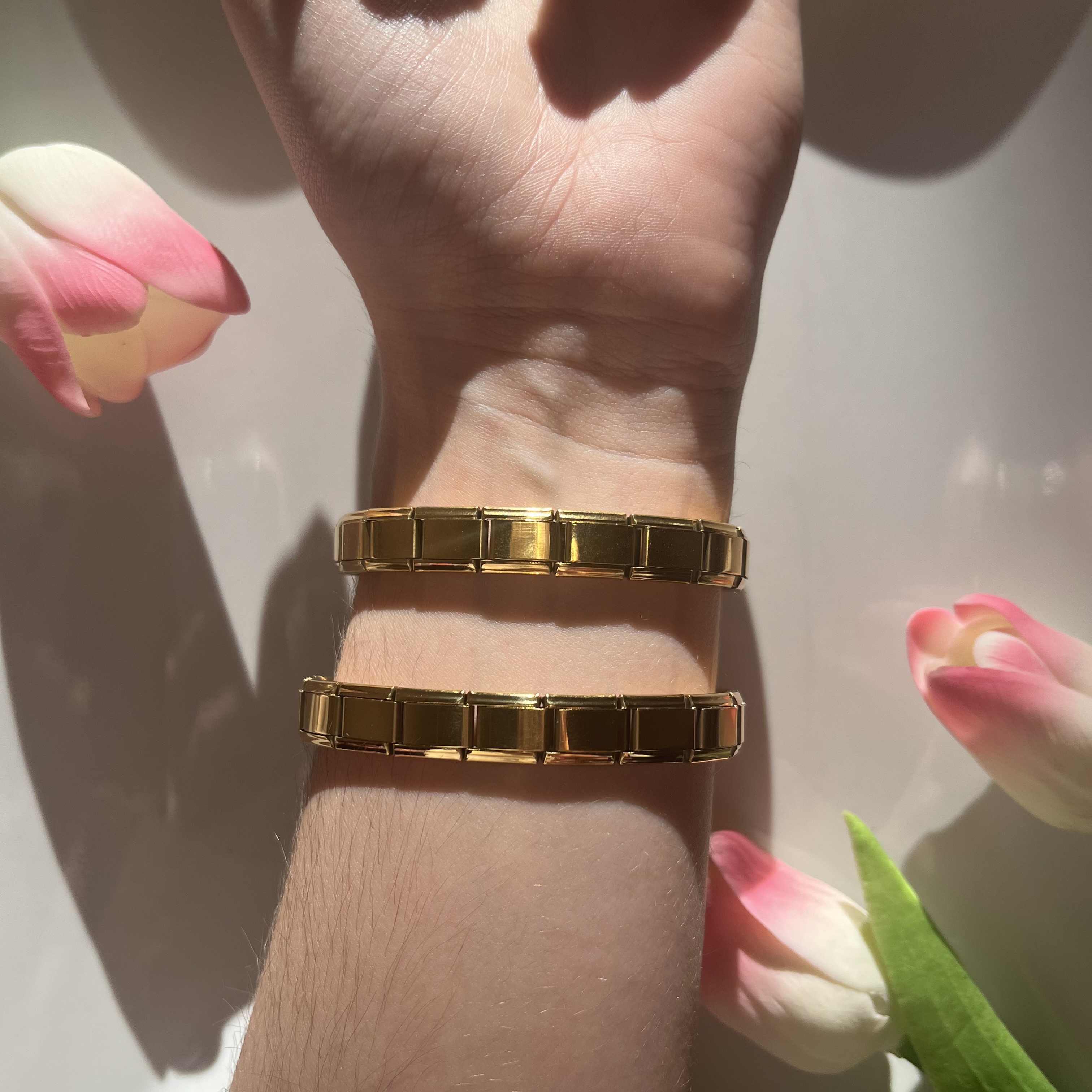 Italien Charm Bracelet - Zlatá
